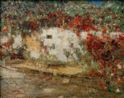Muro del cimitero a Weimar da Christian Rohlfs
