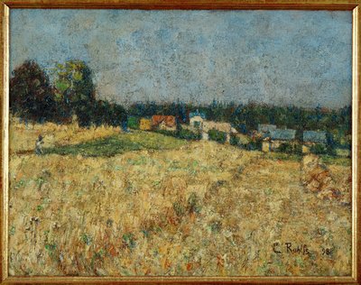 Mezza estate - Midsummer ... (pittura su tela) da Christian Rohlfs
