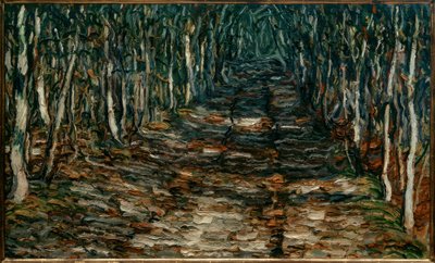 Sentiero nel bosco verso Erling da Christian Rohlfs