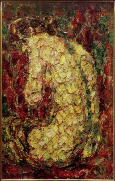 Nudo di schiena femminile da Christian Rohlfs