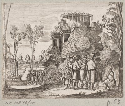 Illustrazione per Adam Olearius, “Persianischer Rosenthal von einem Sinnreichen Poeten Schich Saadi”, Schleswig 1660 da Christian Rothgiesser