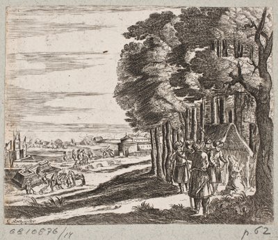Illustrazione per Adam Olearius, “Persianischer Rosenthal von einem Sinnreichen Poeten Schich Saadi [...]”, Schleswig 1660 da Christian Rothgiesser