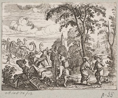 Illustrazione per Adam Olearius, “Persianischer Rosenthal von einem Sinnreichen Poeten Schich Saadi [...]”, Schleswig 1660 da Christian Rothgiesser