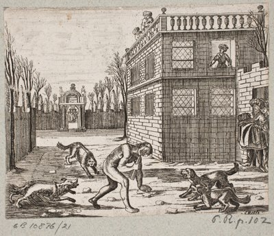 Illustrazione per Adam Olearius, "Persianischer Rosenthal von einem Sinnreichen Poeten Schich Saadi", Schleswig 1660 da Christian Rothgiesser
