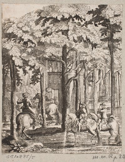 Cavalieri in una foresta da Christian Rothgiesser