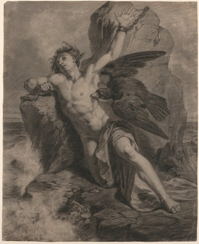 Prometeo incatenato da Christian Schussele