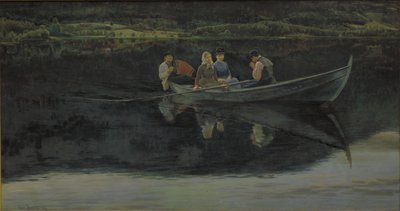 Notte di mezza estate in Norvegia da Christian Skredsvig