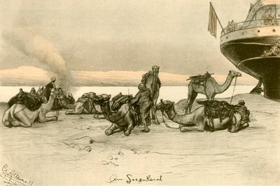 Al Canale di Suez, 1898 da Christian Wilhelm Allers