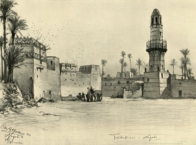 Case a Nagada, Egitto, 1898 da Christian Wilhelm Allers