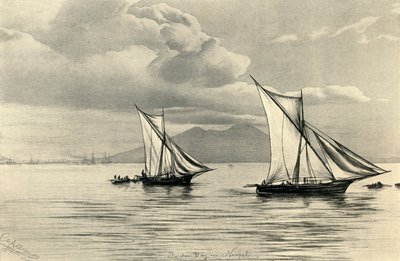Nella baia di Napoli, 1898 da Christian Wilhelm Allers