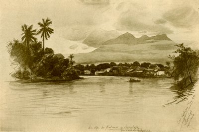 Fiume Kali Mas, Surubaya, Giava, 1898 da Christian Wilhelm Allers