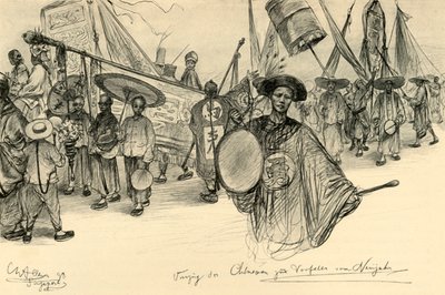 Parata di Capodanno, Singapore, 1898 da Christian Wilhelm Allers