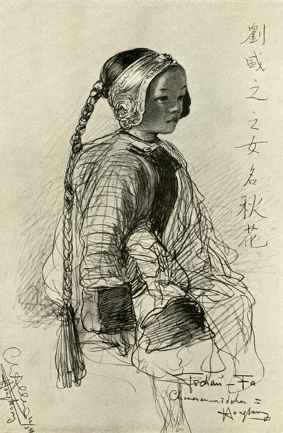 Tschan-Fa - Ragazza cinese, Hong Kong da Christian Wilhelm Allers
