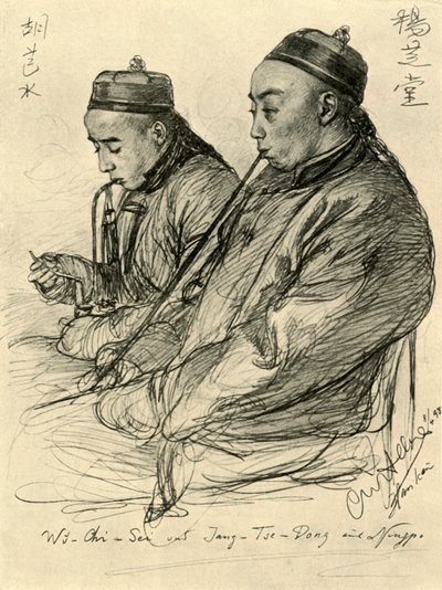 Wu-Chi-Sei e Jang-Tse-Dong da Ningpo, 1898 da Christian Wilhelm Allers