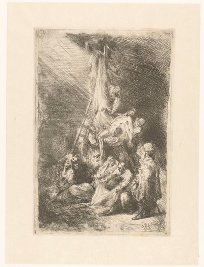 Deposizione dalla croce da Christian Wilhelm Ernst Dietrich