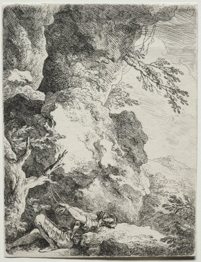 San Guglielmo, il santo eremita da Christian Wilhelm Ernst Dietrich