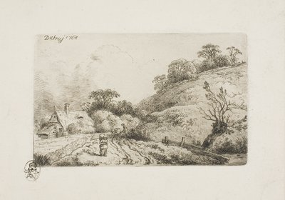 Il campo di grano (stile Rembrandt) da Christian Wilhelm Ernst Dietrich
