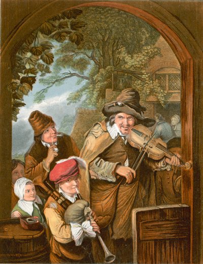I musicisti itineranti da Christian Wilhelm Ernst Dietrich