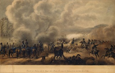 La battaglia di Krasnoi del 14 agosto 1812 da Christian Wilhelm von Faber du Faur