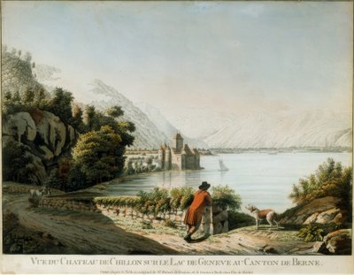 Vista sul castello di Chillon da Christian von Mechel