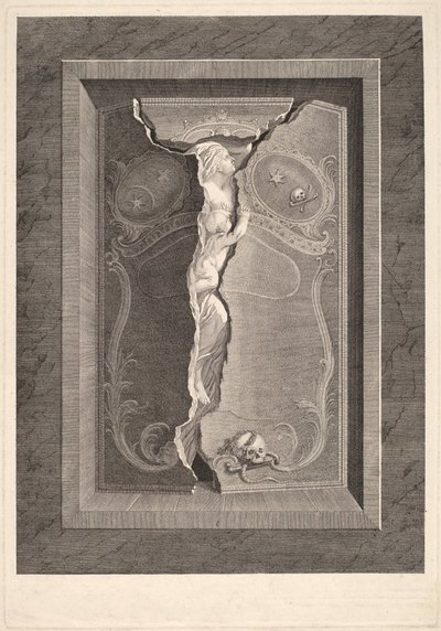 La Tomba di Madame Langhans da Christian von Mechel and Bartholomäus Hübner, after Johannes August Nahl, the Younger