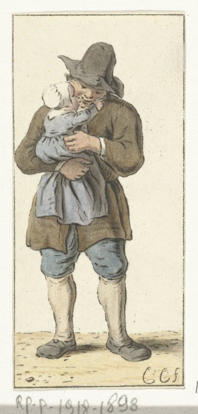 Padre con bambino da Christina Chalon