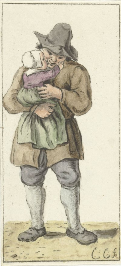 Padre con bambino da Christina Chalon