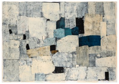 Cittadella, 2017 (monotipo su carta) da Christina Fedyk