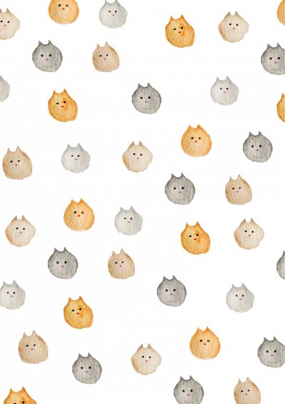 Gatto Pattern2big da Christina Misuro