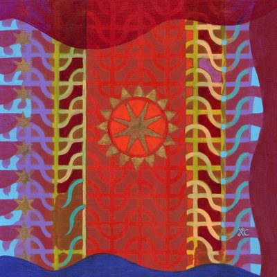 Meditazione 7 Loto, c. 2017 da Christina Saj