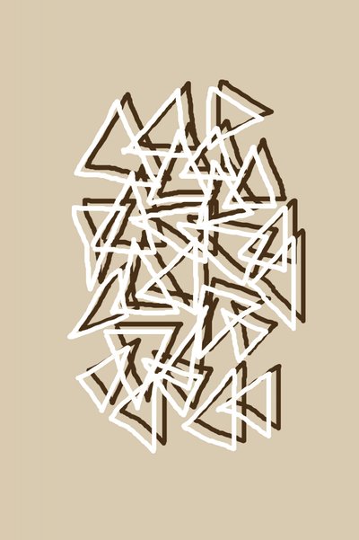 Triangoli geometrici dinamici da Christina Sillen