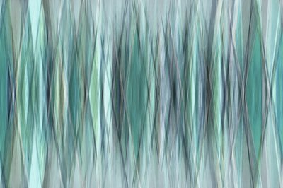 Linee sinuose color verde acqua da Christina Sillen