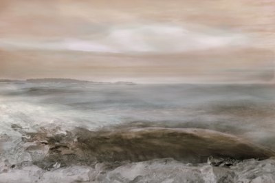 La serenità della costa avvolta dalla nebbia da Christina Sillen