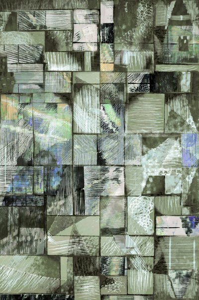 Texture geometriche dai toni tenui da Christina Sillen