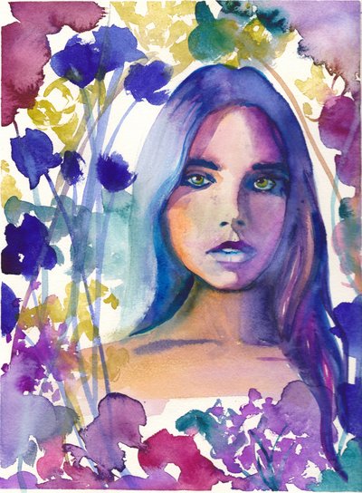 Donna dai fiori da sogno da Christine Lindstrom