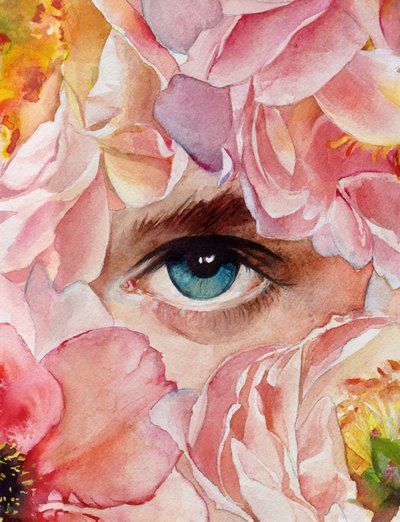 Occhio blu che sbircia da Christine Lindstrom