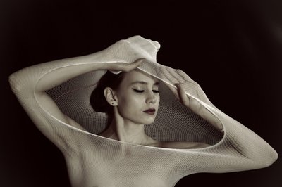 Ritratto sensuale in rete da Christine von Diepenbroek