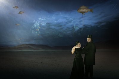 Il pesce volante surreale da Christine von Diepenbroek