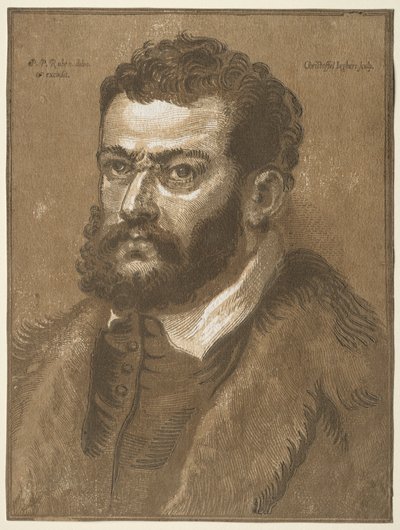 Busto di un uomo barbuto Doge Giovanni Cornaro, 1632-1636 da Christoffel Jegher