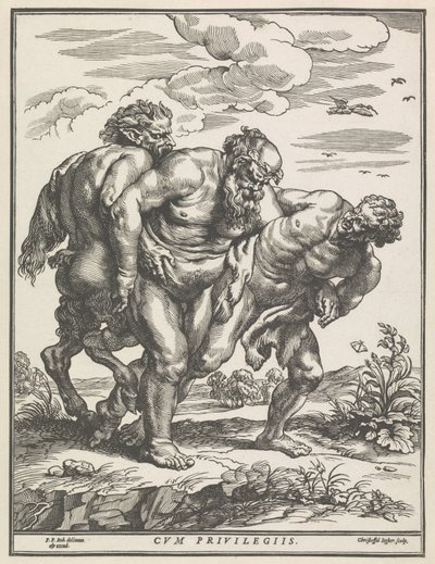 Silenus ubriaco da Christoffel Jegher
