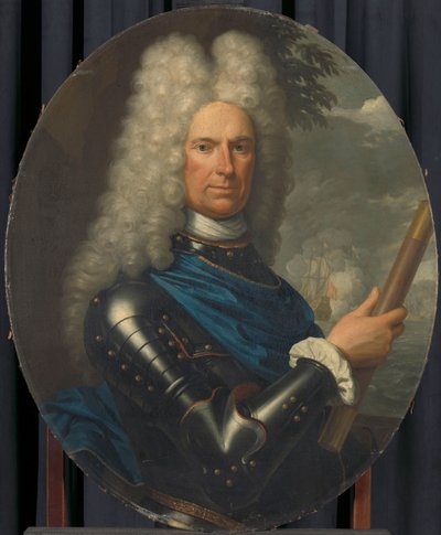 Ritratto del contrammiraglio Arent van Buren da Christoffel Lubienitzki
