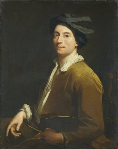 Ritratto di un Pittore, probabilmente un Autoritratto da Christoffel Lubienitzki