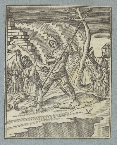 Davide sconfigge Golia da Christoffel van Sichem (II)