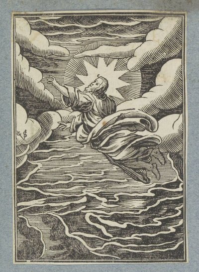 Primo giorno della creazione: separazione tra luce e oscurità da Christoffel van Sichem (II)