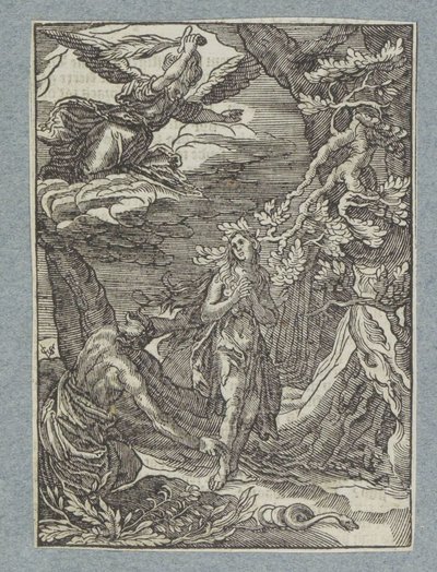 Cacciata dal Paradiso da Christoffel van Sichem (II)