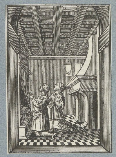Notte di nozze di Tobia e Sara da Christoffel van Sichem (II)