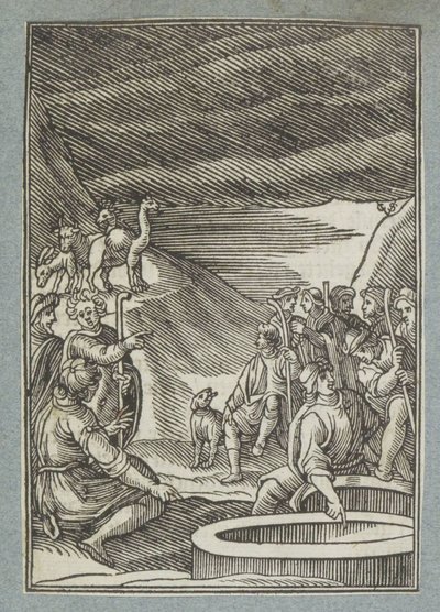 Giuseppe gettato nella cisterna da Christoffel van Sichem (II)