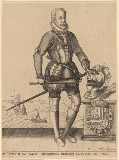 Filippo II, Re di Spagna da Christoffel van Sichem I