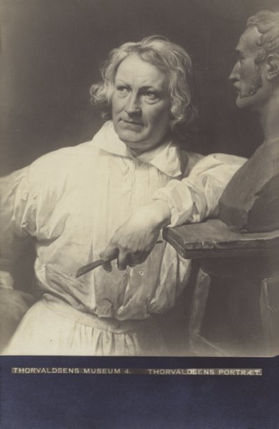 Bertel Thorvaldsen, scultore danese da Christoffer Wilhelm Eckersberg