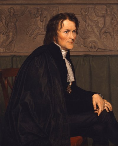 Ritratto dello scultore Bertel Thorvaldsen 1770-1844, 1838 da Christoffer Wilhelm Eckersberg